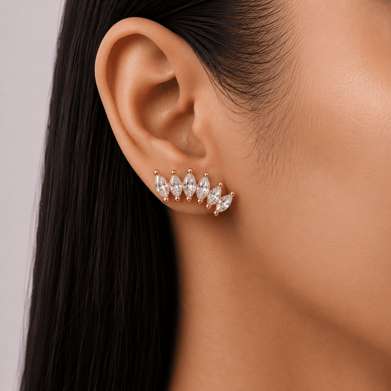 Qutra Crystal Demi-Fine Earrings — thumbnail 4