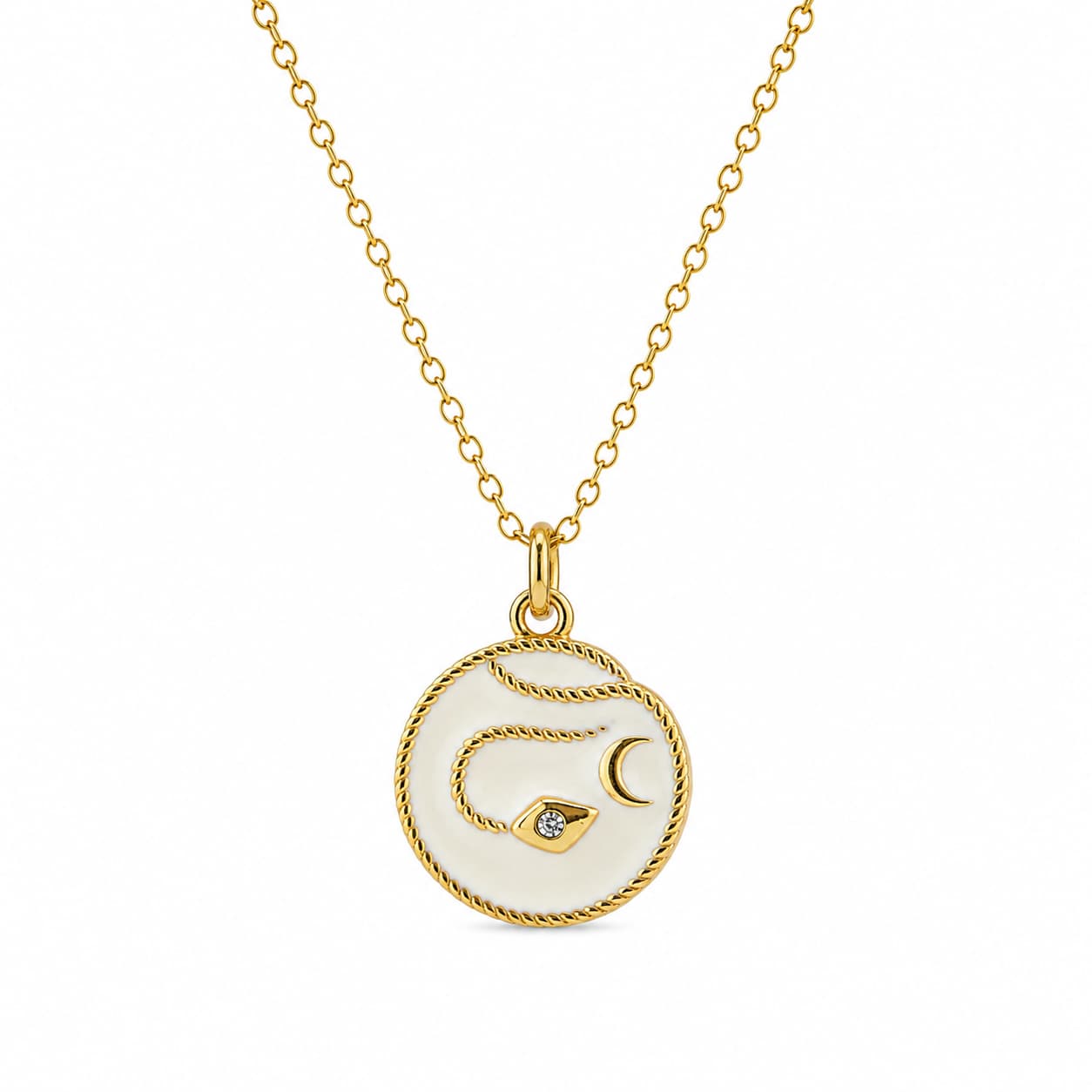 Pearl Compass Demi-Fine Pendant — thumbnail 1