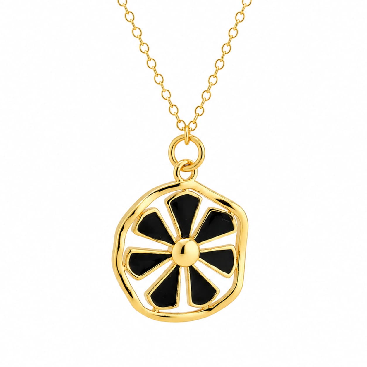 Midnnight Bloom Demi-Fine Pendant — thumbnail 3