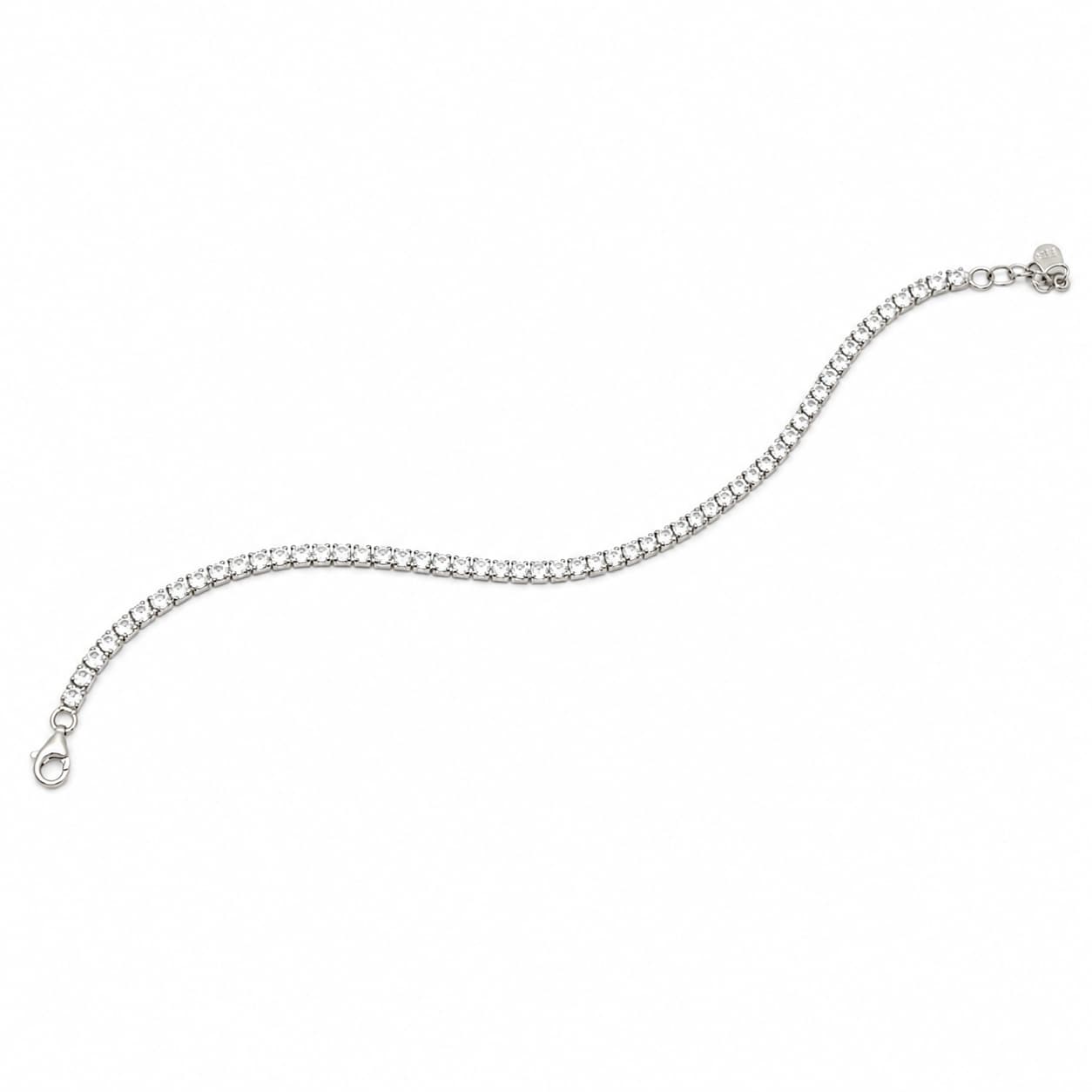 Serene Flow 925 Sterling Silver Bracelet — thumbnail 4