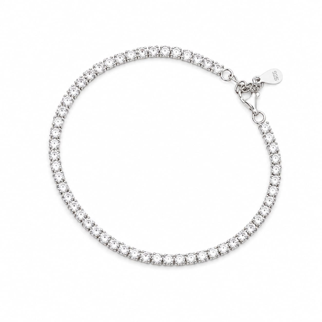 Serene Flow 925 Sterling Silver Bracelet — thumbnail 2
