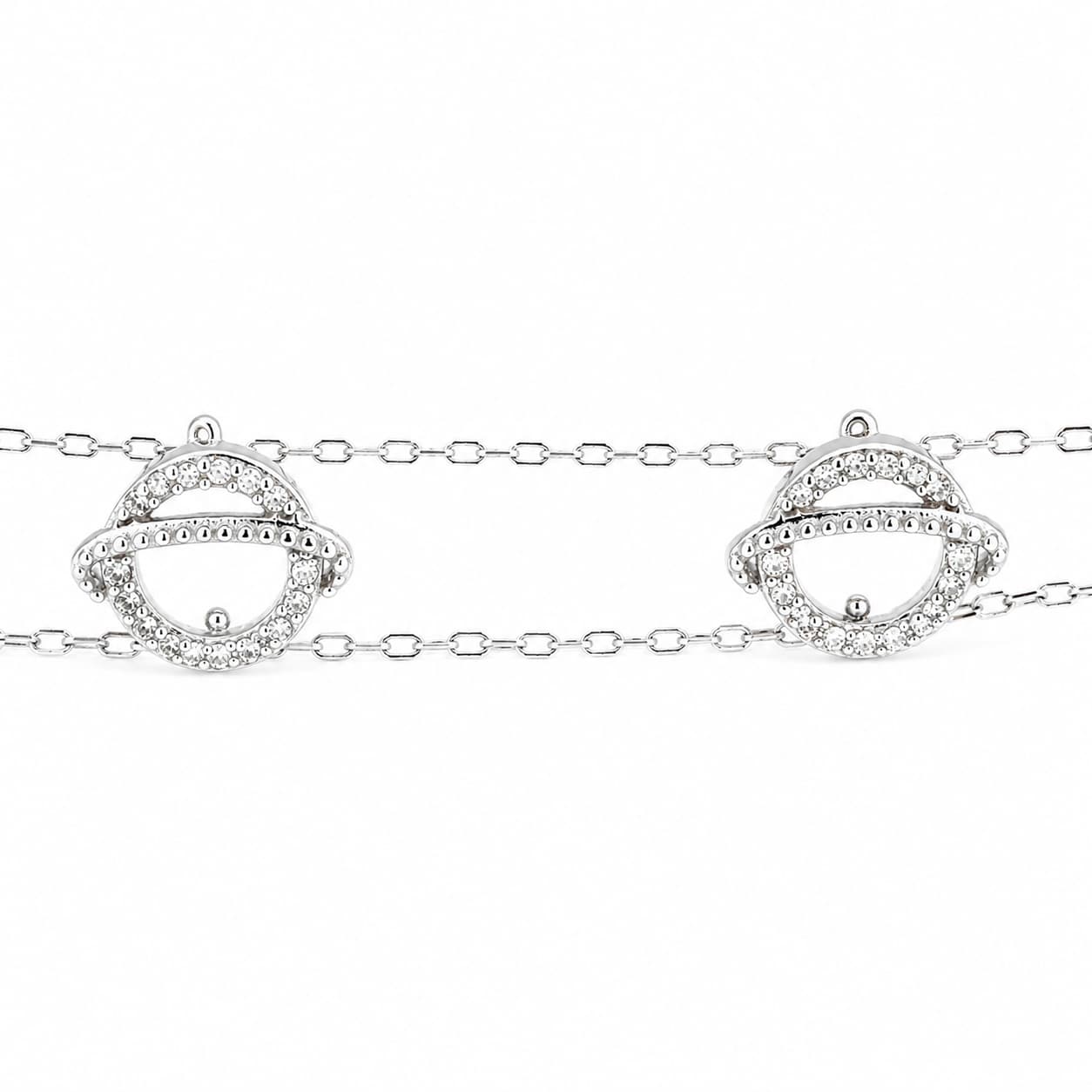 Layered Muse 925 Sterling Silver Anklet — thumbnail 2
