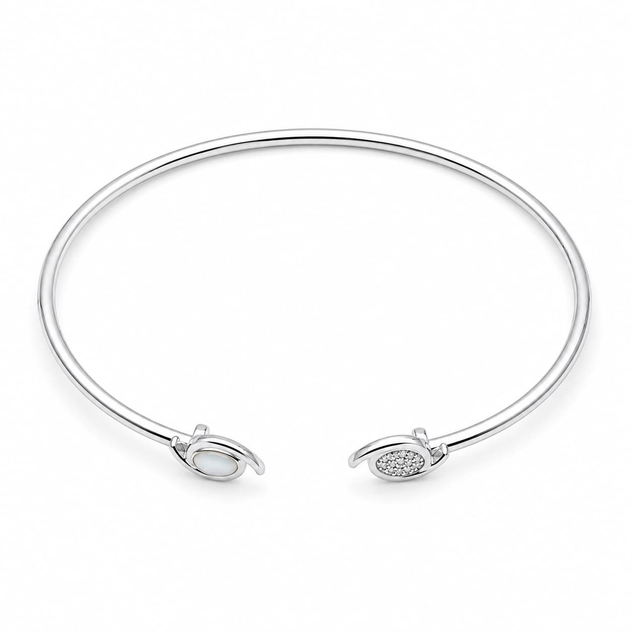 Heartline 925 Sterling Silver Bangle — thumbnail 2
