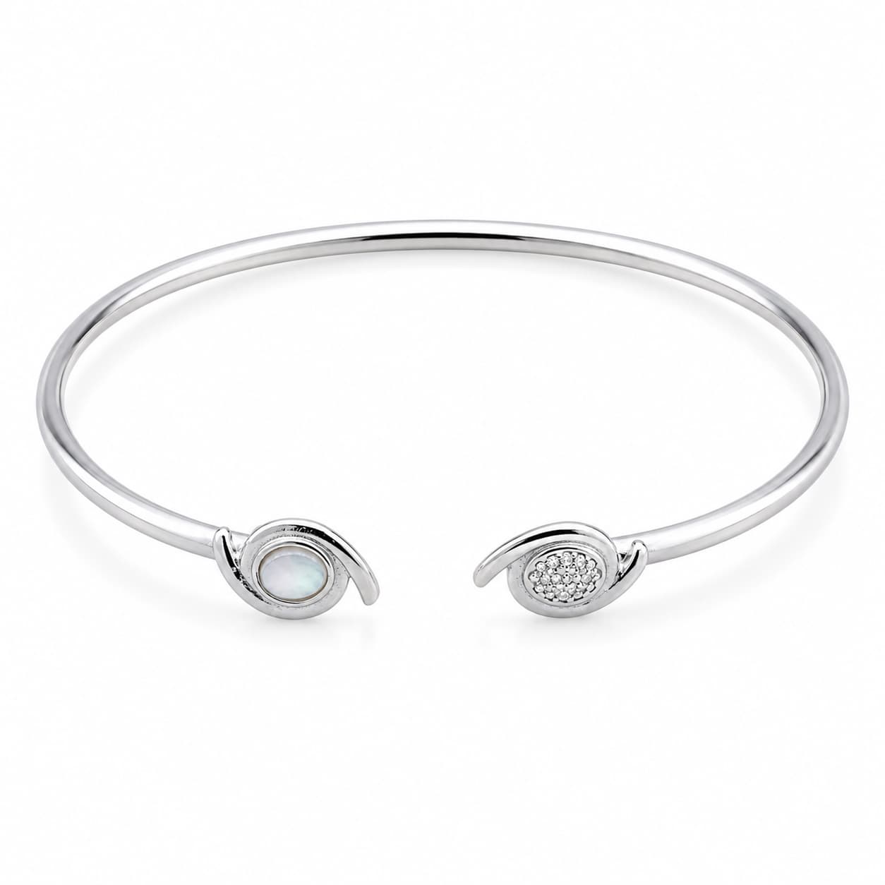 Heartline 925 Sterling Silver Bangle — thumbnail 1