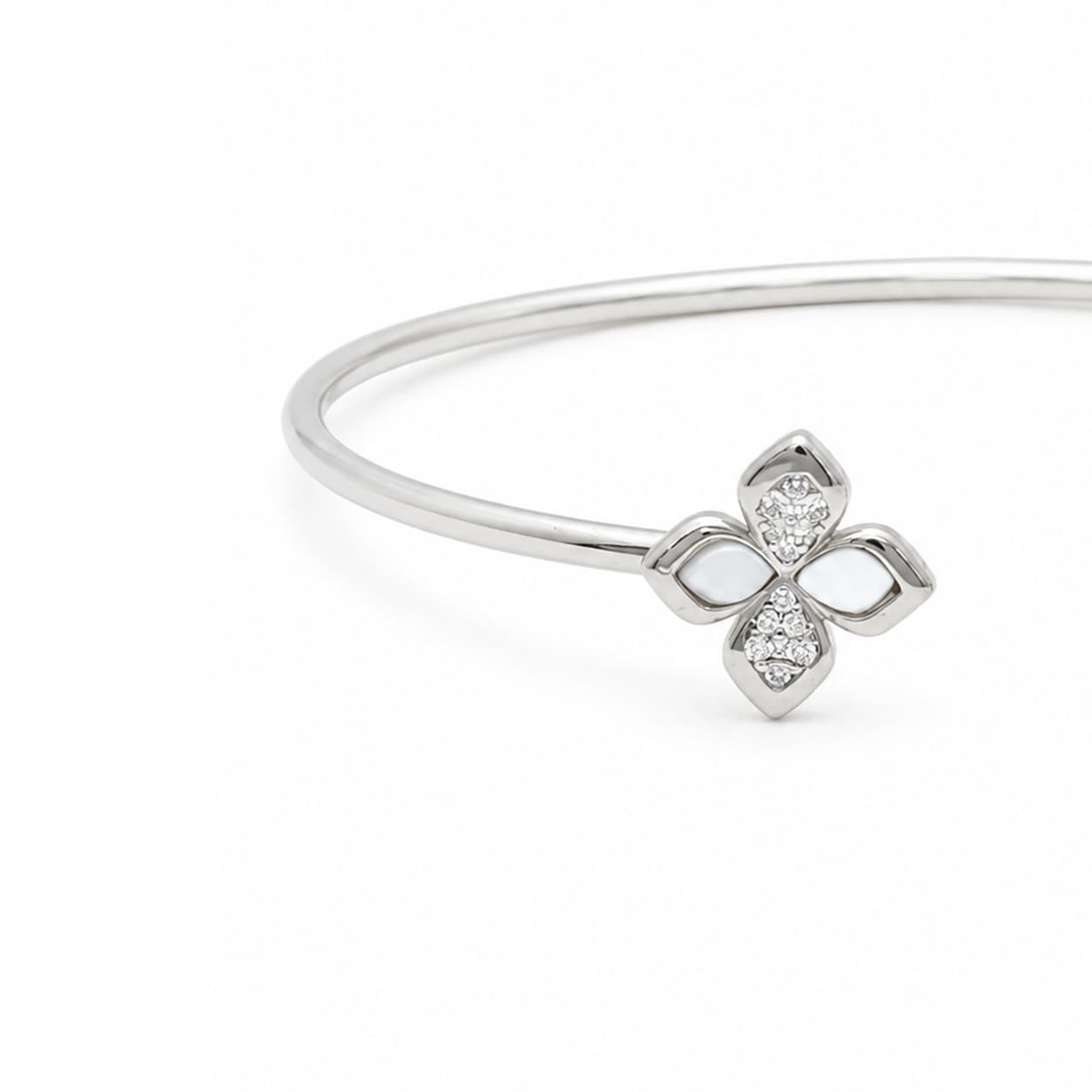 Sculpted Edge 925 Sterling Silver Bangle — thumbnail 2