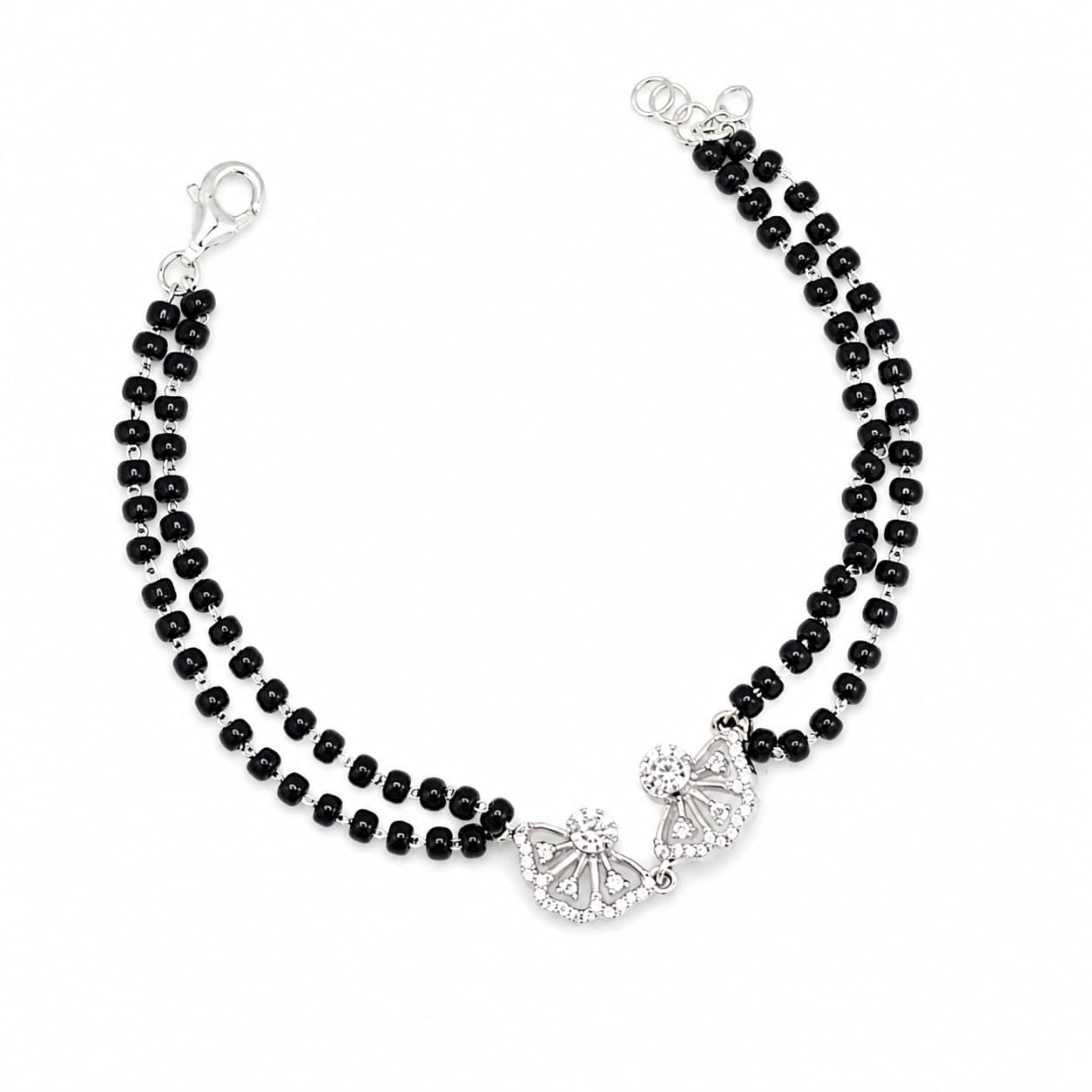Midnight Bead 925 Sterling Silver Bracelet — thumbnail 1