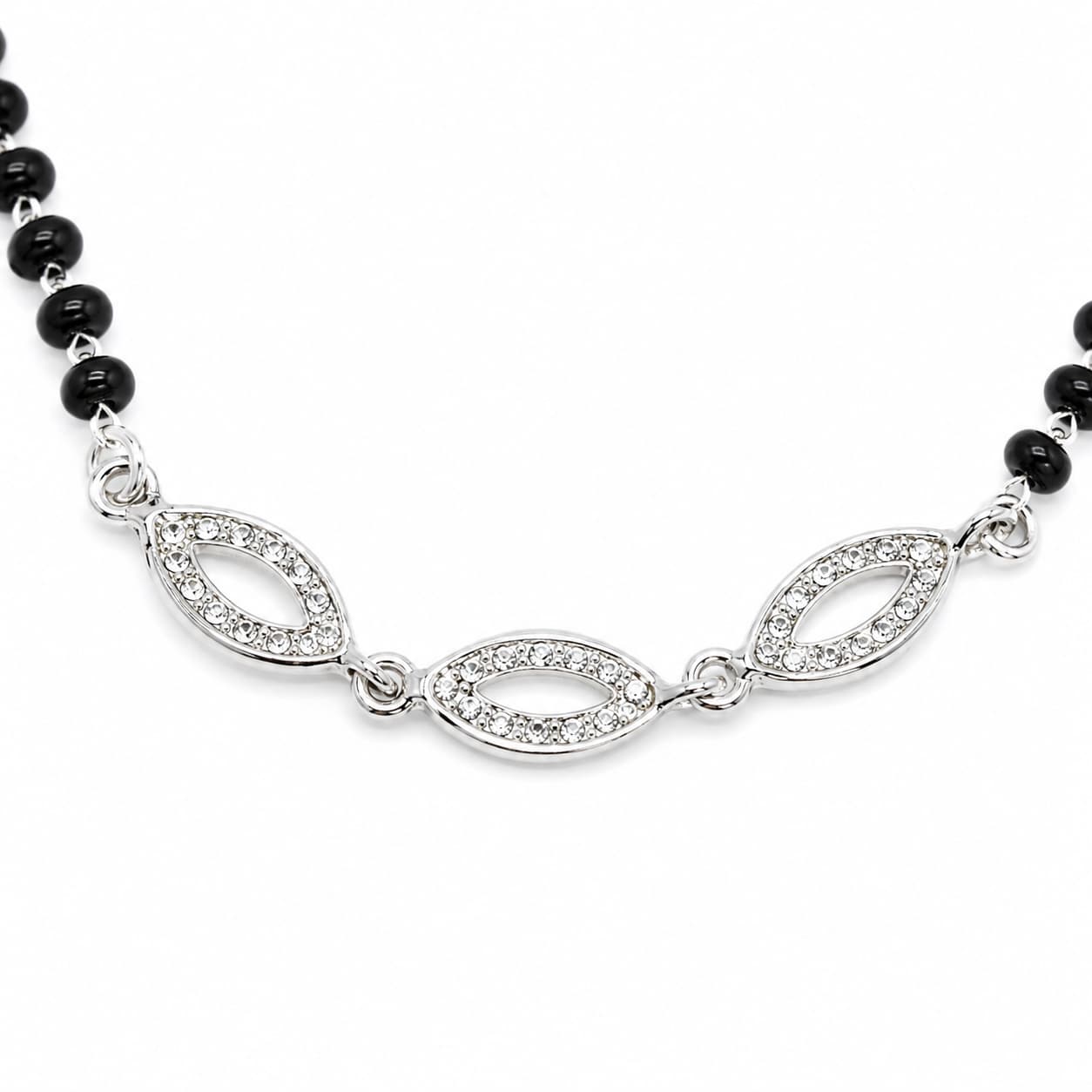Nightfall Bead 925 Sterling Silver Bracelet — thumbnail 2