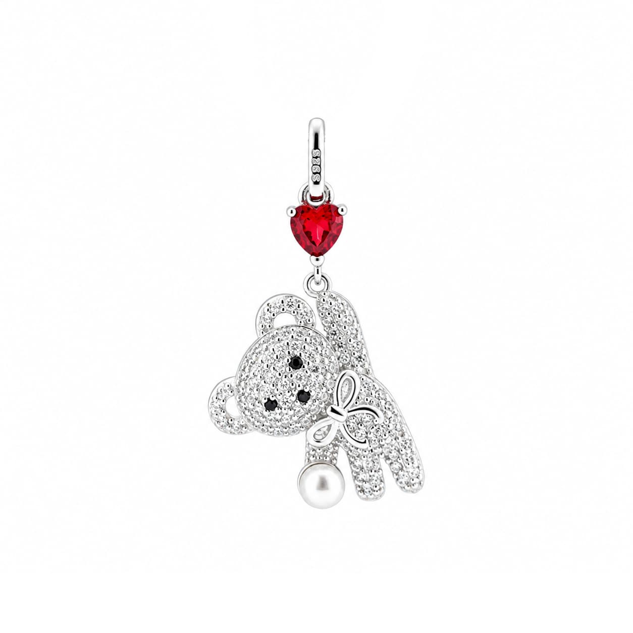 Teddy Love 925 Sterling Silver Pendant — thumbnail 2