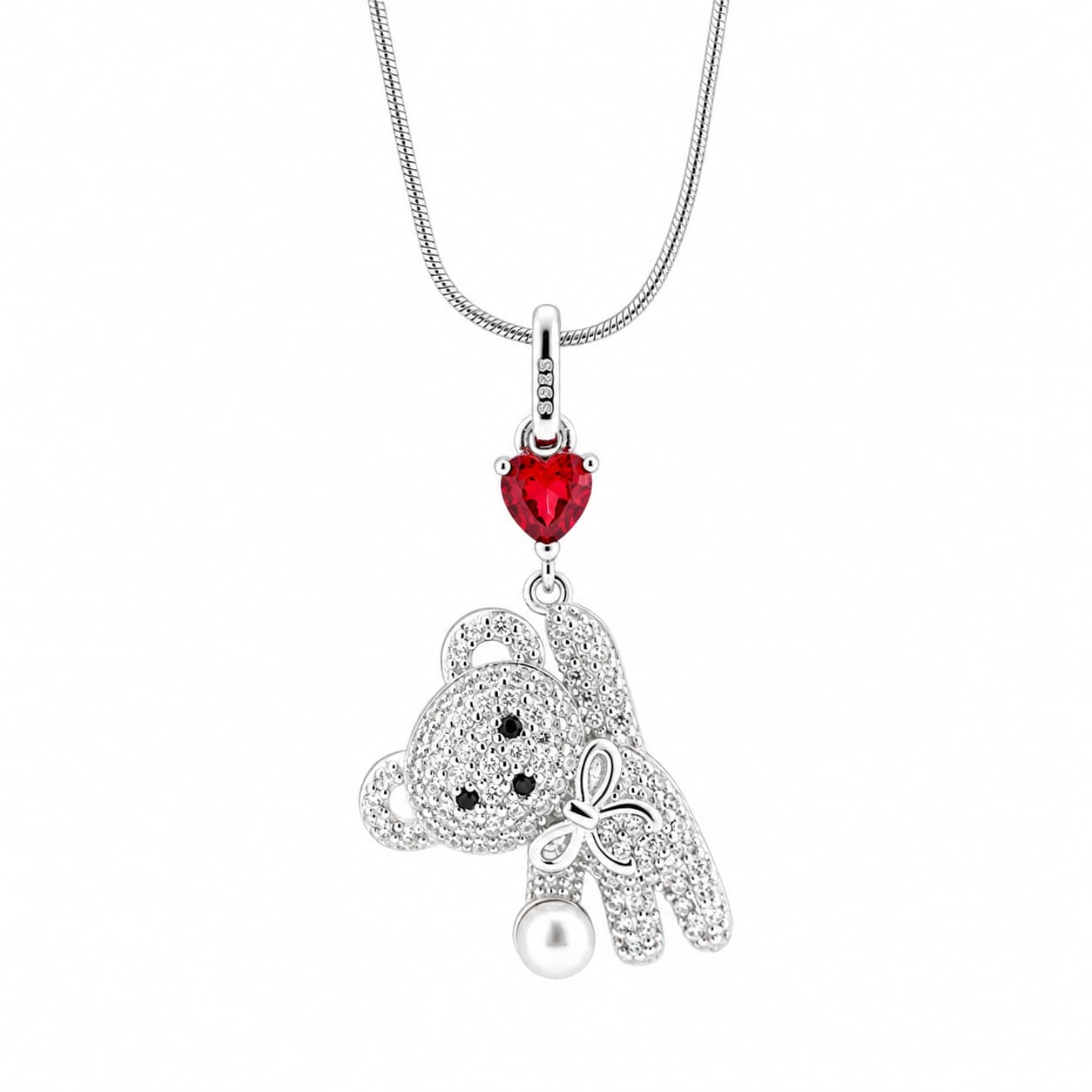 Teddy Love 925 Sterling Silver Pendant — thumbnail 1