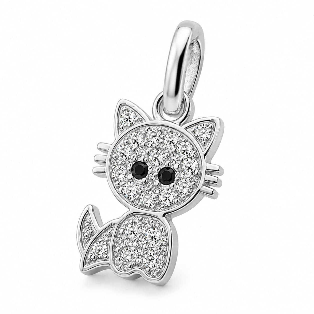 Midnight Kitty 925 Sterling Silver Pendant — thumbnail 3