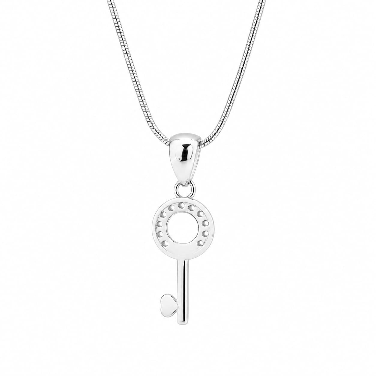 Key to Forever 925 Sterling Silver Pendant — thumbnail 1