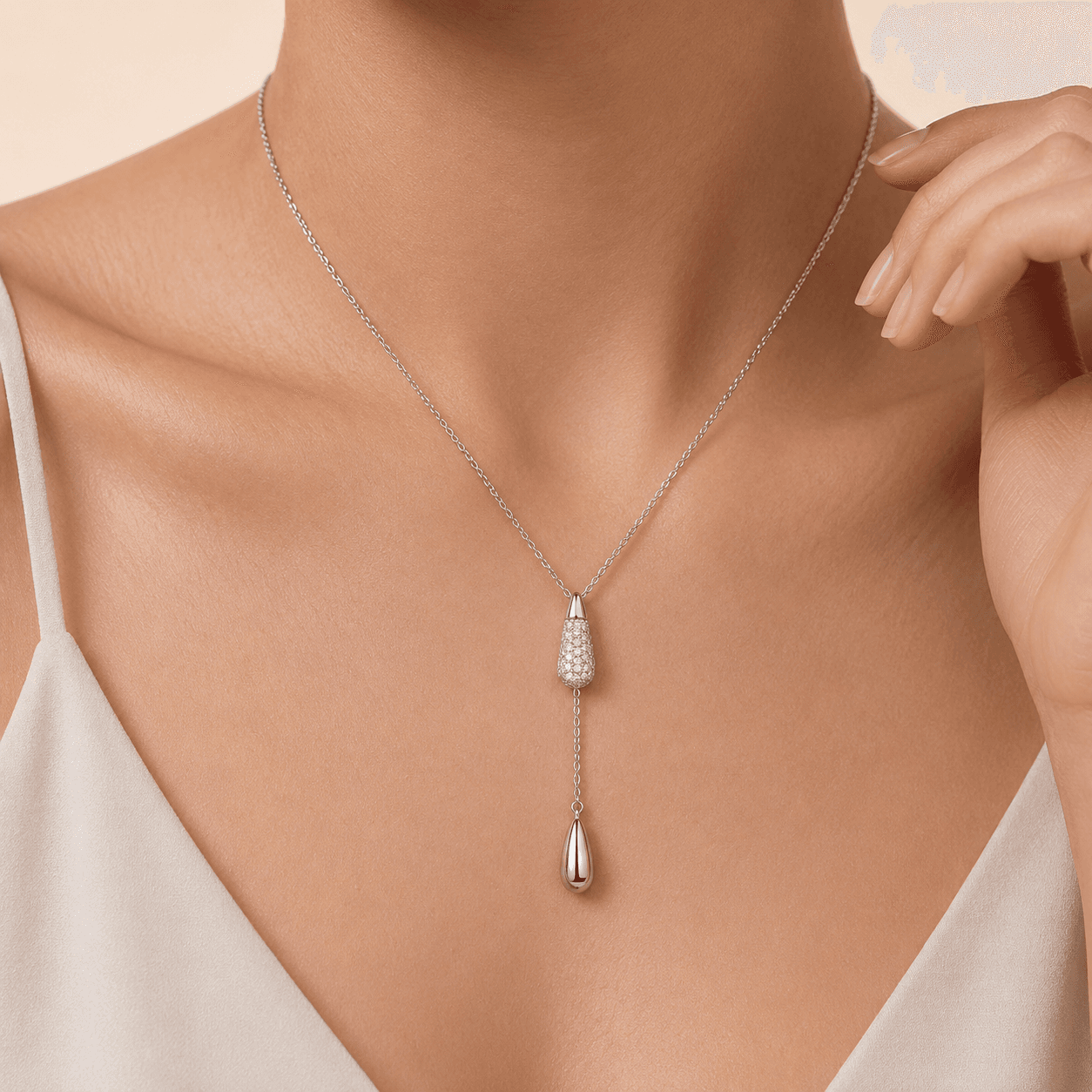 Drop of Light 925 Sterling Silver Pendant — thumbnail 4