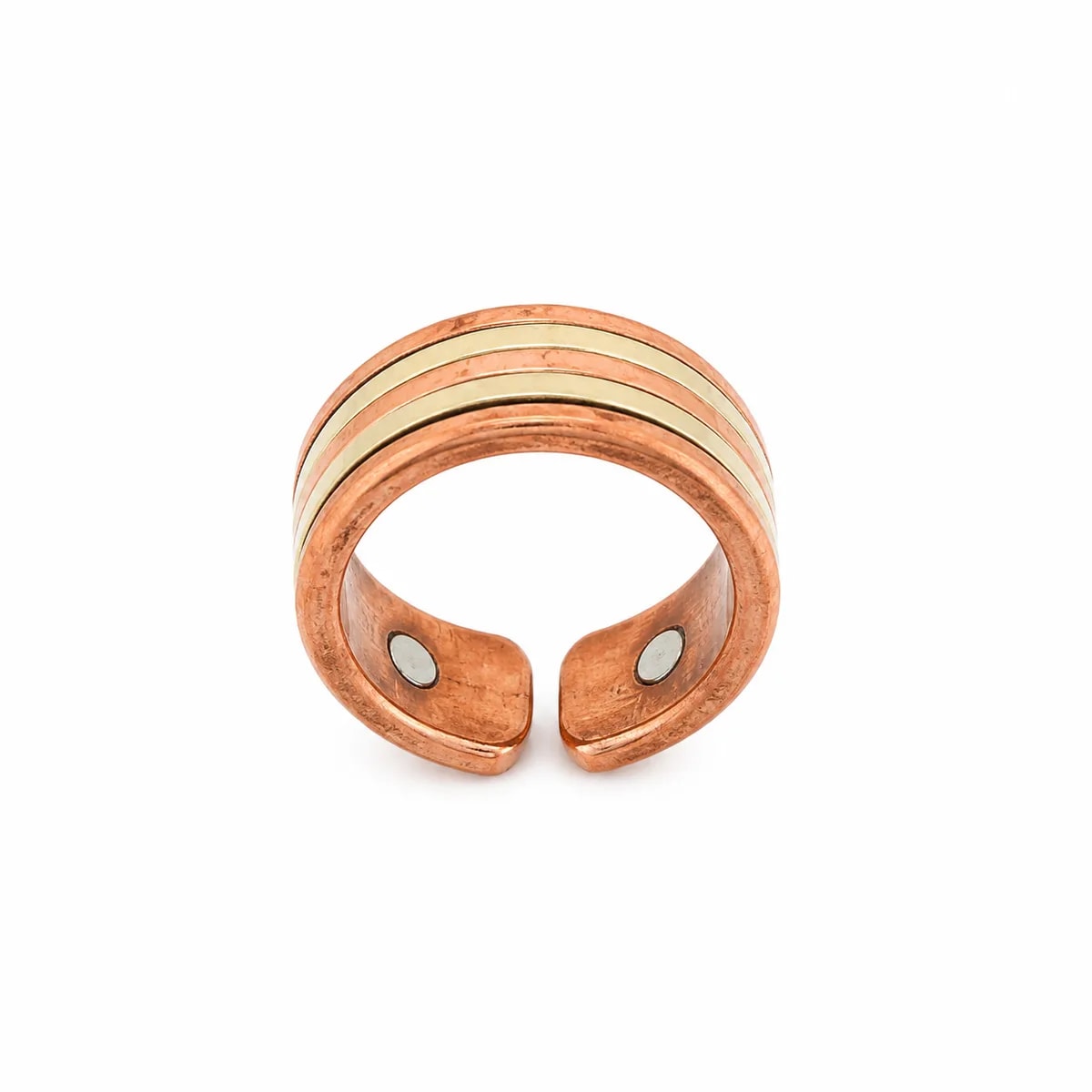 Cocoa Stack Demi-Fine Ring
