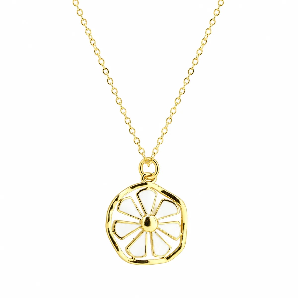 Golden Flora Demi-Fine Pendant