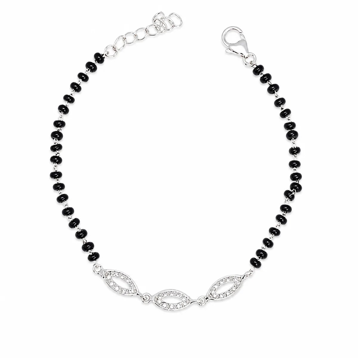 Nightfall Bead 925 Sterling Silver Bracelet
