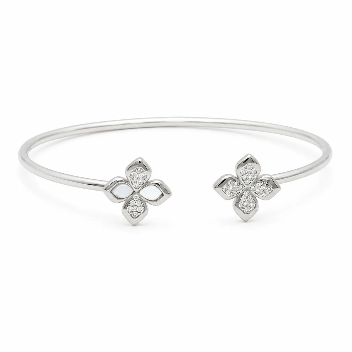 Sculpted Edge 925 Sterling Silver Bangle