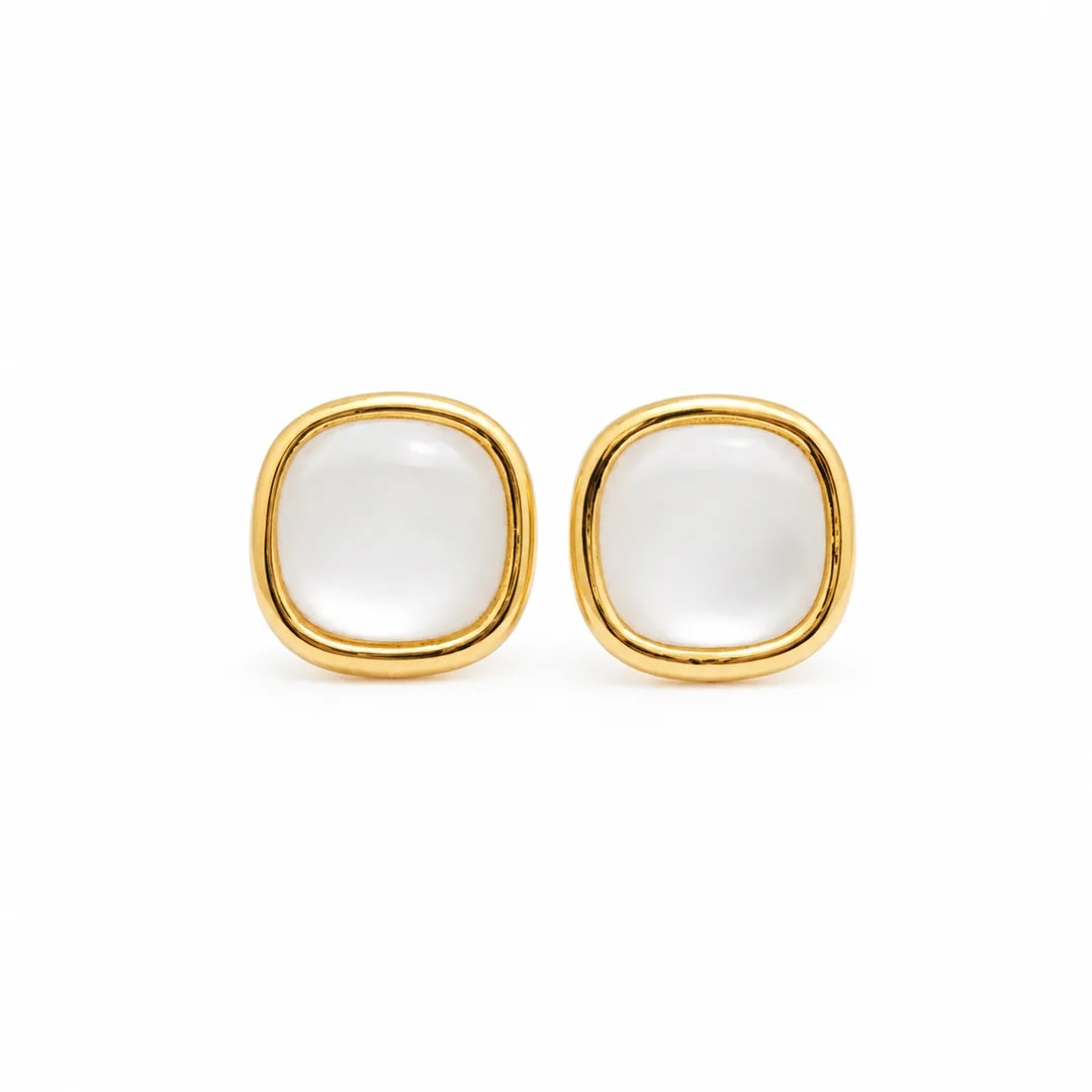 Soft Oval Demi-Fine Earrings