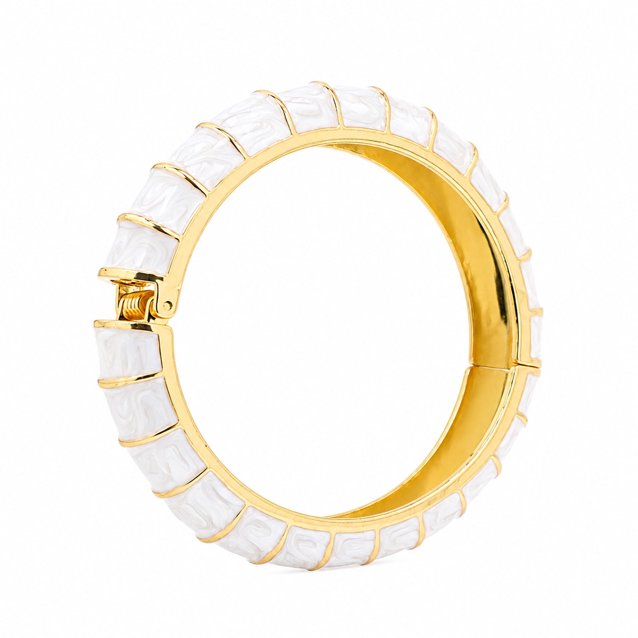 Luna Halo Demi-Fine Bangle — view 3