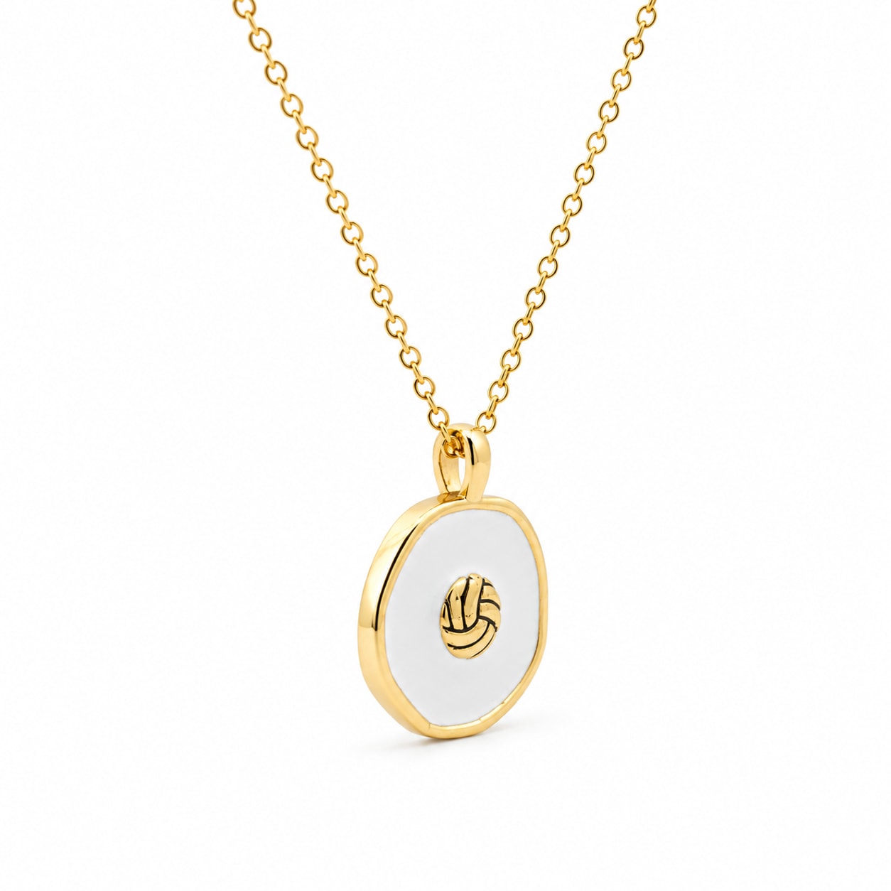 Porcelain pearl Demi-Fine Pendant — view 2