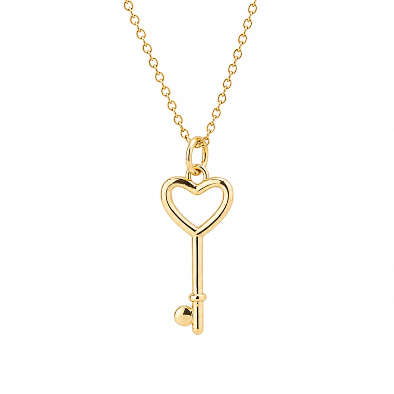 Lucky Key Demi-Fine Pendant — view 2