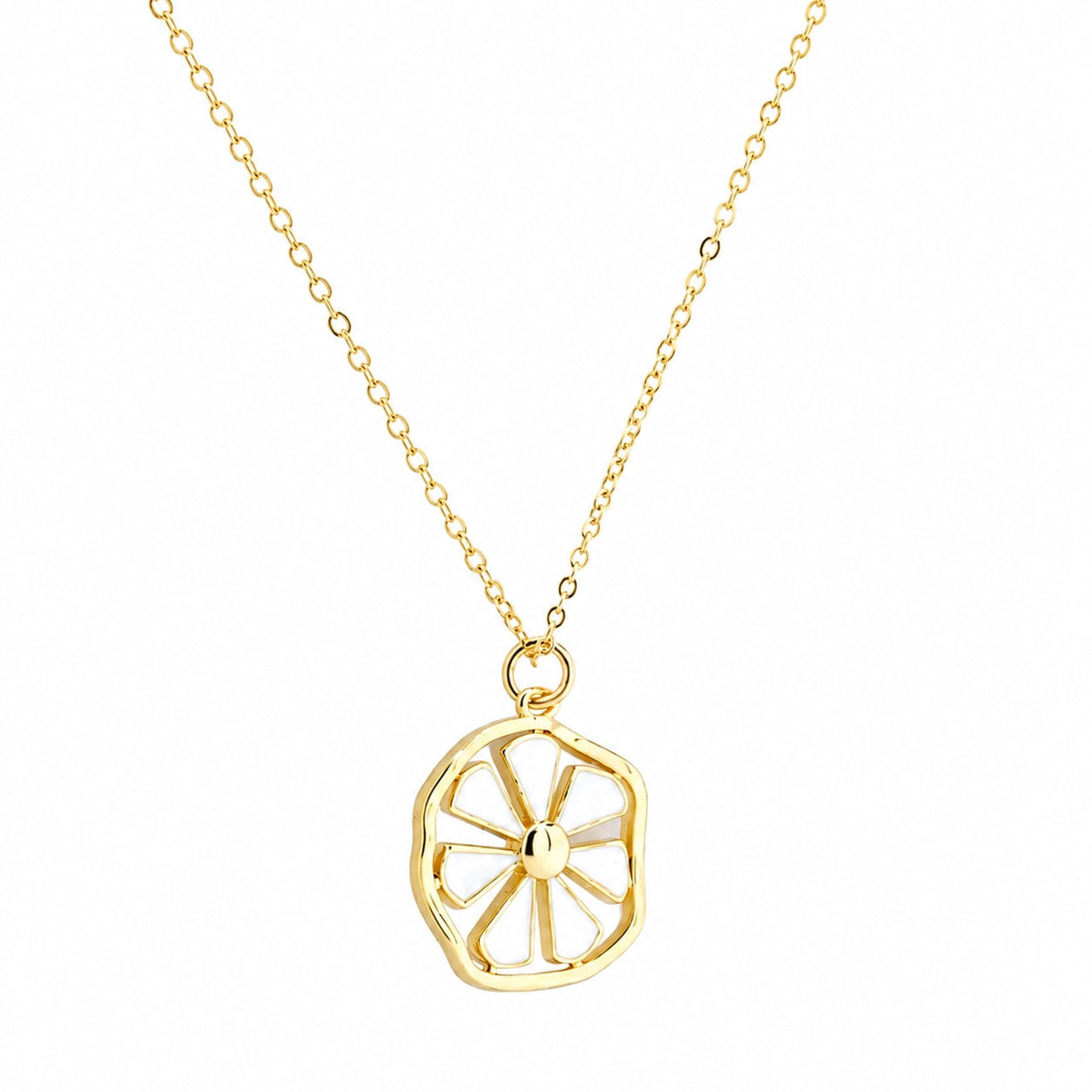 Golden Flora Demi-Fine Pendant — view 2