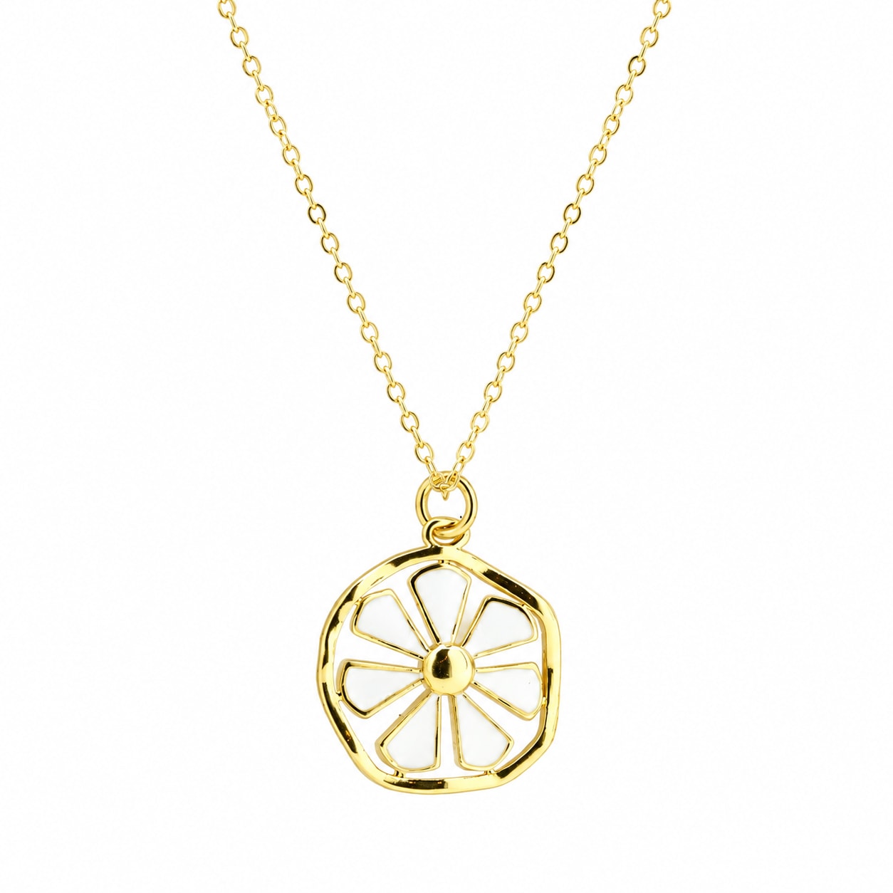 Golden Flora Demi-Fine Pendant