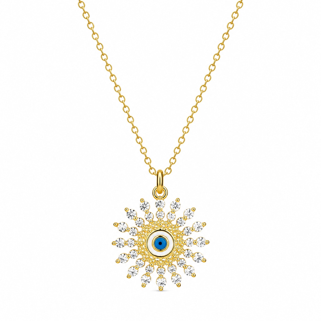 Astra Sunburst Demi-Fine Pendant