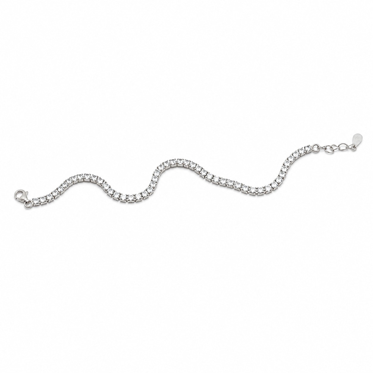Serene Flow 925 Sterling Silver Bracelet — view 6