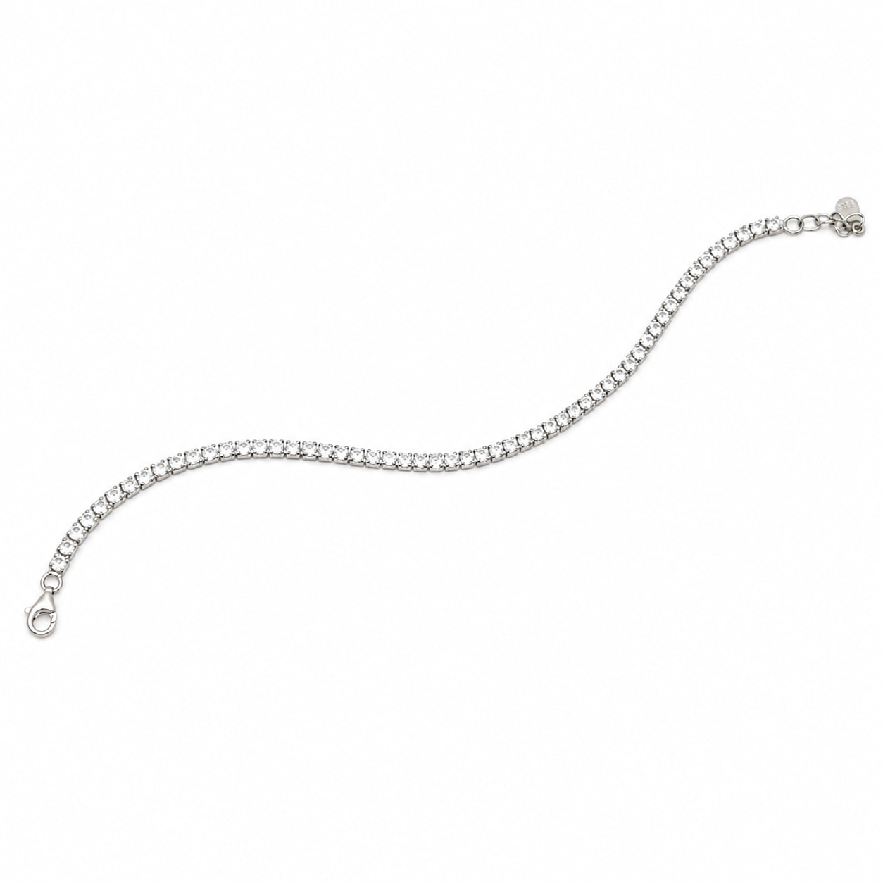 Serene Flow 925 Sterling Silver Bracelet — view 4