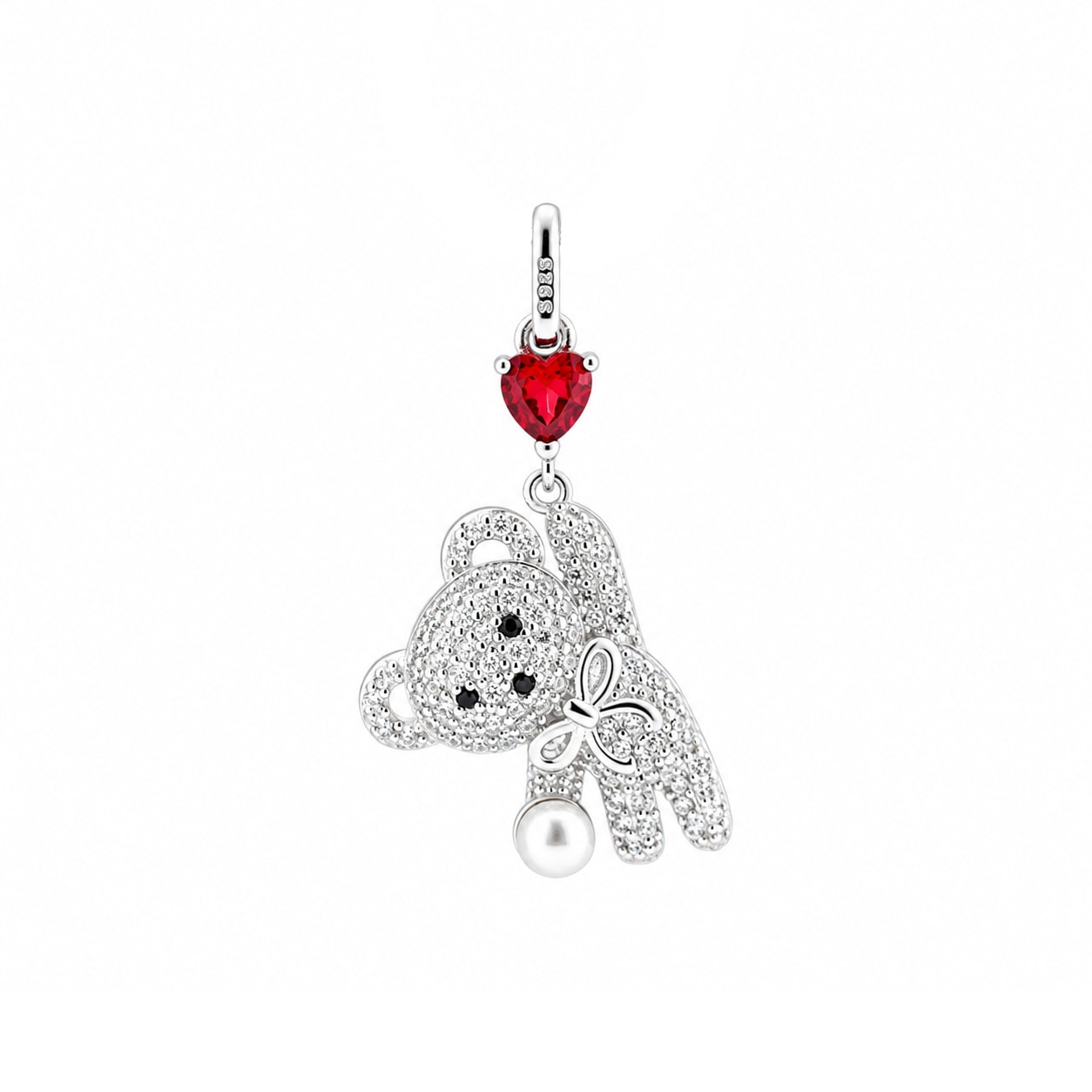 Teddy Love 925 Sterling Silver Pendant — view 2