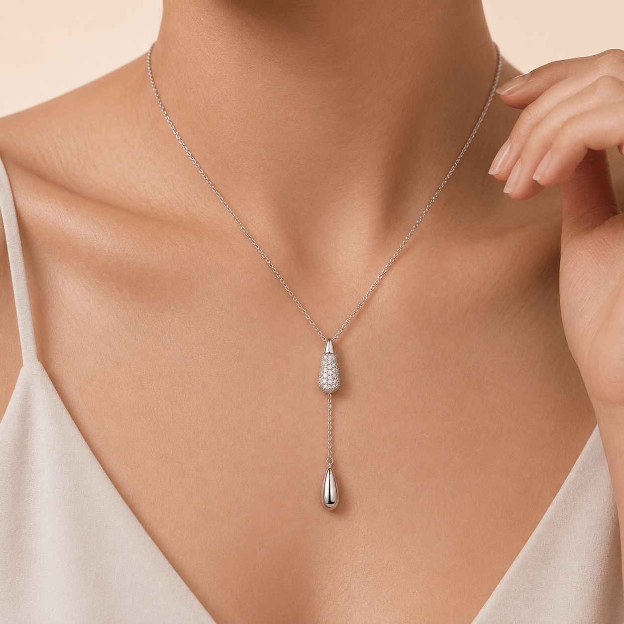 Drop of Light 925 Sterling Silver Pendant — view 4